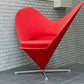 ヴィトラ vitra ハートコーンチェア Heart Cone Chair レッド ヴェルナー・パントン Verner Panton 名作椅子 ■