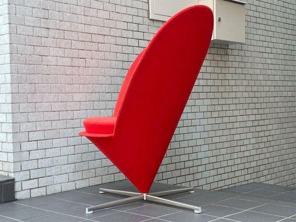 ヴィトラ vitra ハートコーンチェア Heart Cone Chair レッド ヴェルナー・パントン Verner Panton 名作椅子 ■