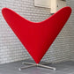 ヴィトラ vitra ハートコーンチェア Heart Cone Chair レッド ヴェルナー・パントン Verner Panton 名作椅子 ■