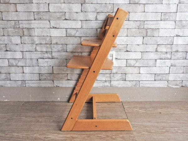 ストッケ STOKKE トリップトラップ TRIPP TRAPP 旧型 ベビーチェア キッズチェア ナチュラル ノルウェー 北欧家具 ●