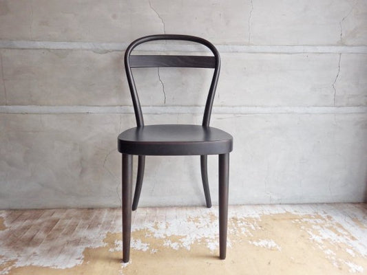 無印良品 MUJI トーネット THONET No.14 ブナ材曲げ木チェア ダイニングチェア 板座 ブラウン ドイツ製 ♪