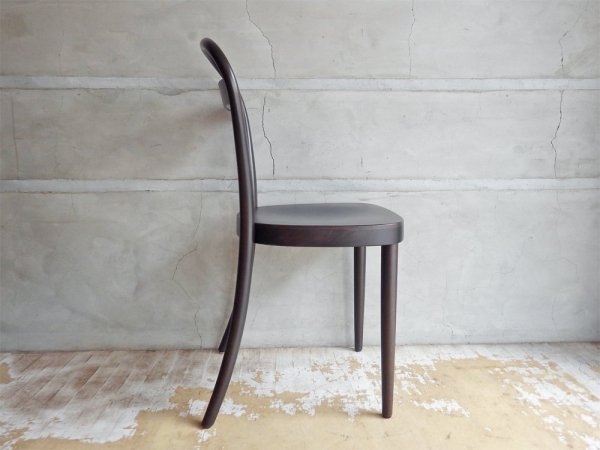 無印良品 MUJI トーネット THONET No.14 ブナ材曲げ木チェア ダイニングチェア 板座 ブラウン ドイツ製 ♪