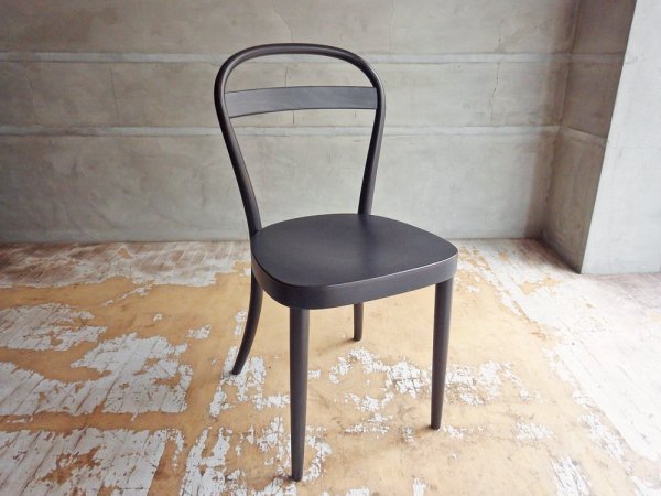 無印良品 MUJI トーネット THONET No.14 ブナ材曲げ木チェア ダイニングチェア 板座 ブラウン ドイツ製 ♪