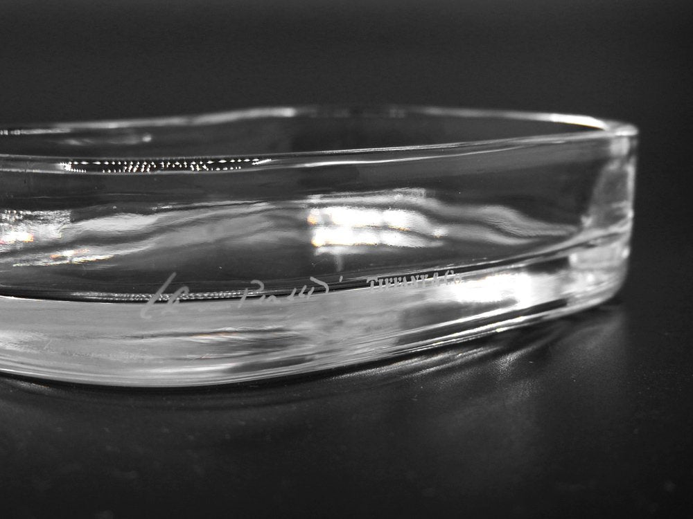 ティファニー Tiffany&Co. ウェーブボックス ガラス製 ジュエリーボックス 小物入れ クリスタル エルサ・ペレッティ ●