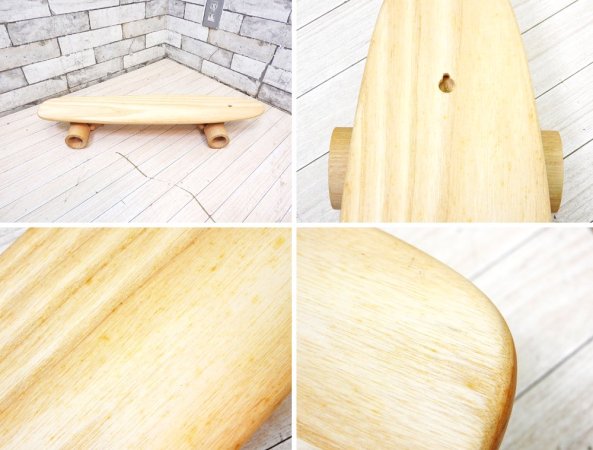 シーシー SEE SEE スケートボード型 壁掛け 1輪挿し 60 skate board フラワーベース ウォールアート ホワイトアッシュ材 ●