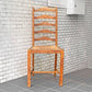 フランスビンテージ French Vintage ラダーバックチェア ladder back chair ダイニングチェア ラッシ編み ラッシシート A ■