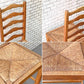 フランスビンテージ French Vintage ラダーバックチェア ladder back chair ダイニングチェア ラッシ編み ラッシシート A ■