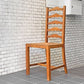 フランスビンテージ French Vintage ラダーバックチェア ladder back chair ダイニングチェア ラッシ編み ラッシシート B ■