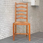 フランスビンテージ French Vintage ラダーバックチェア ladder back chair ダイニングチェア ラッシ編み ラッシシート B ■