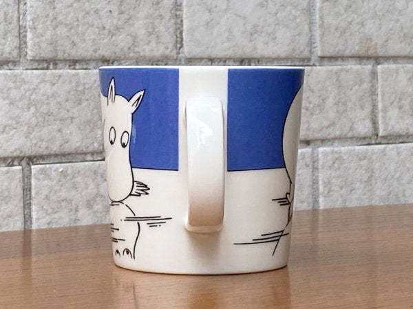 アラビア ARABIA フィンランド ムーミン マグ カップ ムーミントロールオンアイス Moomintroll on ice 廃盤モデル 北欧食器 ■