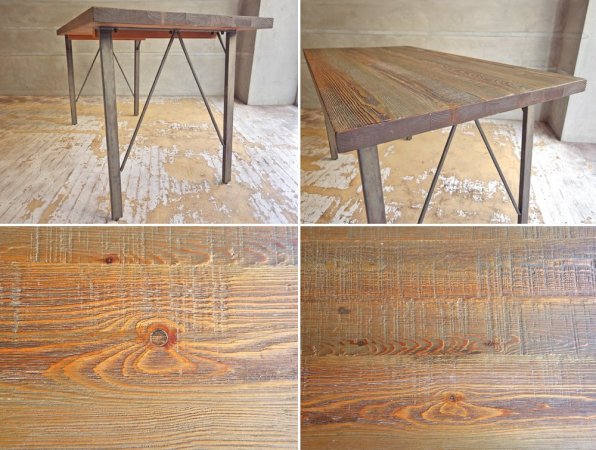 ジャーナルスタンダードファニチャー journal standard Furniture シノン ダイニングテーブル CHINON DINING TABLE S 杉古材 廃番 ♪