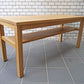 無印良品 MUJI 木製ベンチ ローテーブル オーク無垢材  板座 ナチュラル ■