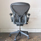 ハーマンミラー Herman Miller アーロンチェア Aeron Chair Bサイズ ポスチャーフィット フル装備 デスクチェア  オフィス ◎