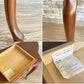 カリモク karimoku コンソール テーブル サイドテーブル 猫脚 ブラウン クラシカルデザイン ●