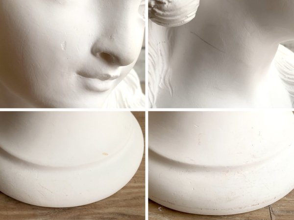 薔薇の少女 胸像 Plaster statue 石膏像 ジュゼッペ・ベッシ Giuseppe Bessi デッサン 絵画用品 ディスプレイ オブジェ ●