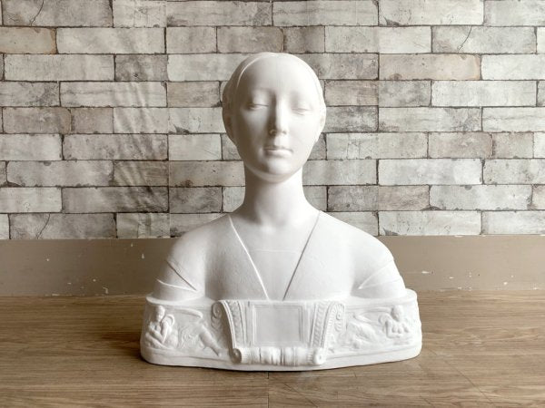 マリア・スフォルツ 胸像 Plaster statue 石膏像 フランチェスコ・ローラナ デッサン 絵画用品 ディスプレイ オブジェ ●