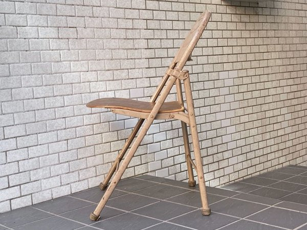 USビンテージ US Vintage アメリカンシーティングカンパニー AMERICAN SEATING COMPANY フォールディングチェア 1920-1940's B ■
