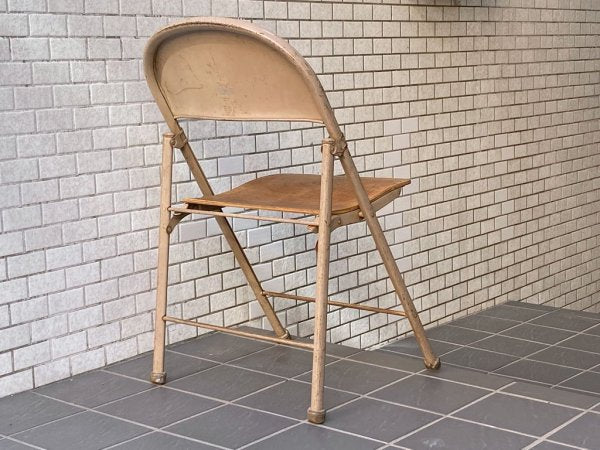USビンテージ US Vintage アメリカンシーティングカンパニー AMERICAN SEATING COMPANY フォールディングチェア 1920-1940's B ■