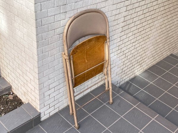 USビンテージ US Vintage アメリカンシーティングカンパニー AMERICAN SEATING COMPANY フォールディングチェア 1920-1940's B ■