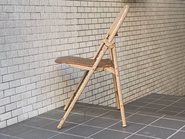USビンテージ US Vintage アメリカンシーティングカンパニー AMERICAN SEATING COMPANY フォールディングチェア 1920-1940's A ■