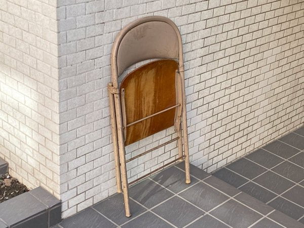 USビンテージ US Vintage アメリカンシーティングカンパニー AMERICAN SEATING COMPANY フォールディングチェア 1920-1940's A ■