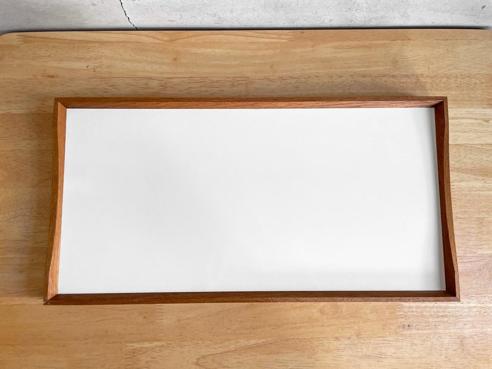 アーキテクトメイド ARCHITECTMADE ターニングトレー Turning Tray 1 W45cm フィン・ユール Finn Juhl チーク材 ホワイト × ブラック 未使用品 ♪