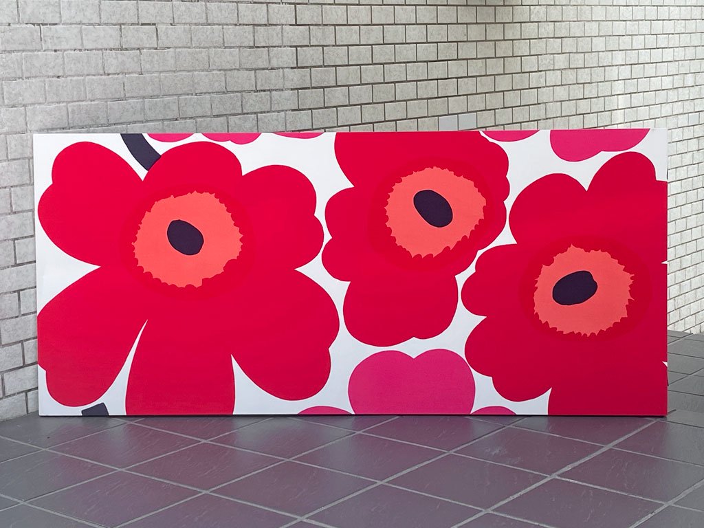 マリメッコ marimekko ウニッコ UNIKKO ファブリックパネル 120×54 マイヤ・イソラ 北欧 フィンランド ■