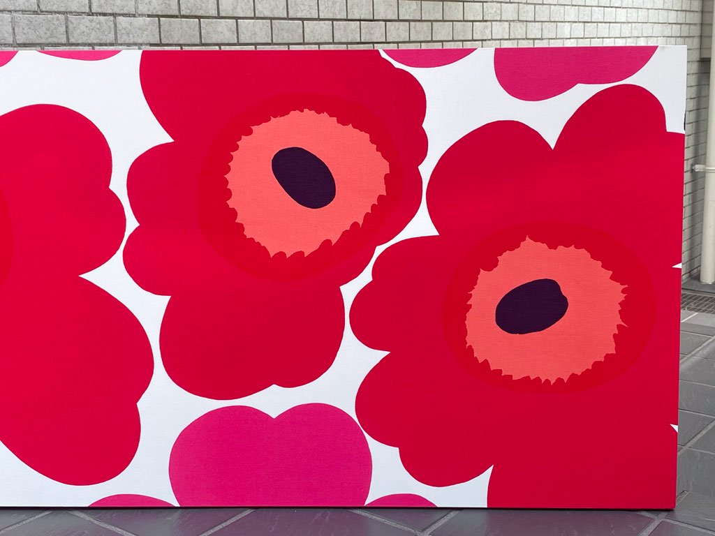 マリメッコ marimekko ウニッコ UNIKKO ファブリックパネル 120×54 マイヤ・イソラ 北欧 フィンランド ■