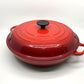 ルクルーゼ Le Creuset ビュッフェ キャセロール Buffet casserole チェリーレッド 30cm 3L 廃盤 ●