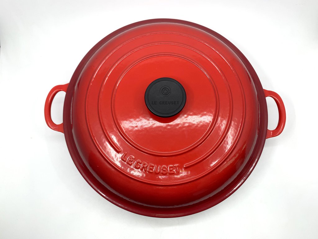 ルクルーゼ Le Creuset ビュッフェ キャセロール Buffet casserole チェリーレッド 30cm 3L 廃盤 ●