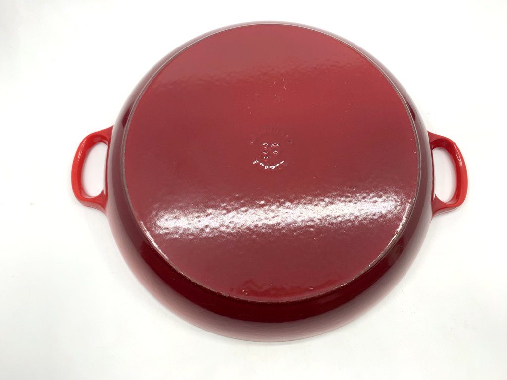 ルクルーゼ Le Creuset ビュッフェ キャセロール Buffet casserole チェリーレッド 30cm 3L 廃盤 ●