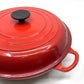 ルクルーゼ Le Creuset ビュッフェ キャセロール Buffet casserole チェリーレッド 30cm 3L 廃盤 ●