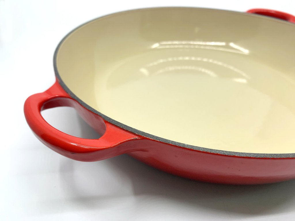 ルクルーゼ Le Creuset ビュッフェ キャセロール Buffet casserole チェリーレッド 30cm 3L 廃盤 ●