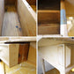 フランスビンテージ French Vintage ホワイトペイント デスクテーブル パイン材 1ドロワー シャビーシック ★
