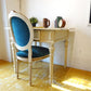 フランス アンティーク French antique ペイント サロンチェア Salon chair ダイニングチェア ベロアシート ★