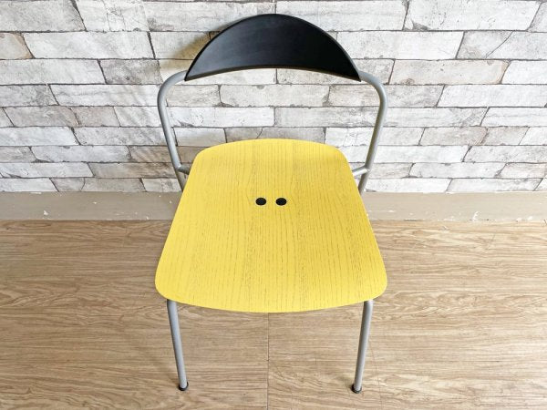 フリッツハンセン Fritz Hansen ヴィコ ソロチェア VICO SOLO Chair ダイニングチェア ヴィコ マジストレッティ Vico Magistretti イエロー 廃番 ●