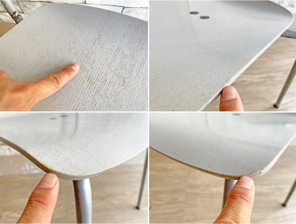 フリッツハンセン Fritz Hansen ヴィコ ソロチェア VICO SOLO Chair ダイニングチェア ヴィコ マジストレッティ Vico Magistretti グレー 廃番 ●