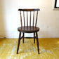 アンティーク スピンドルバック ダイニングチェア スポークバック サイドチェア ニレ無垢材 楡 ラウンドシート Antique Chair ★