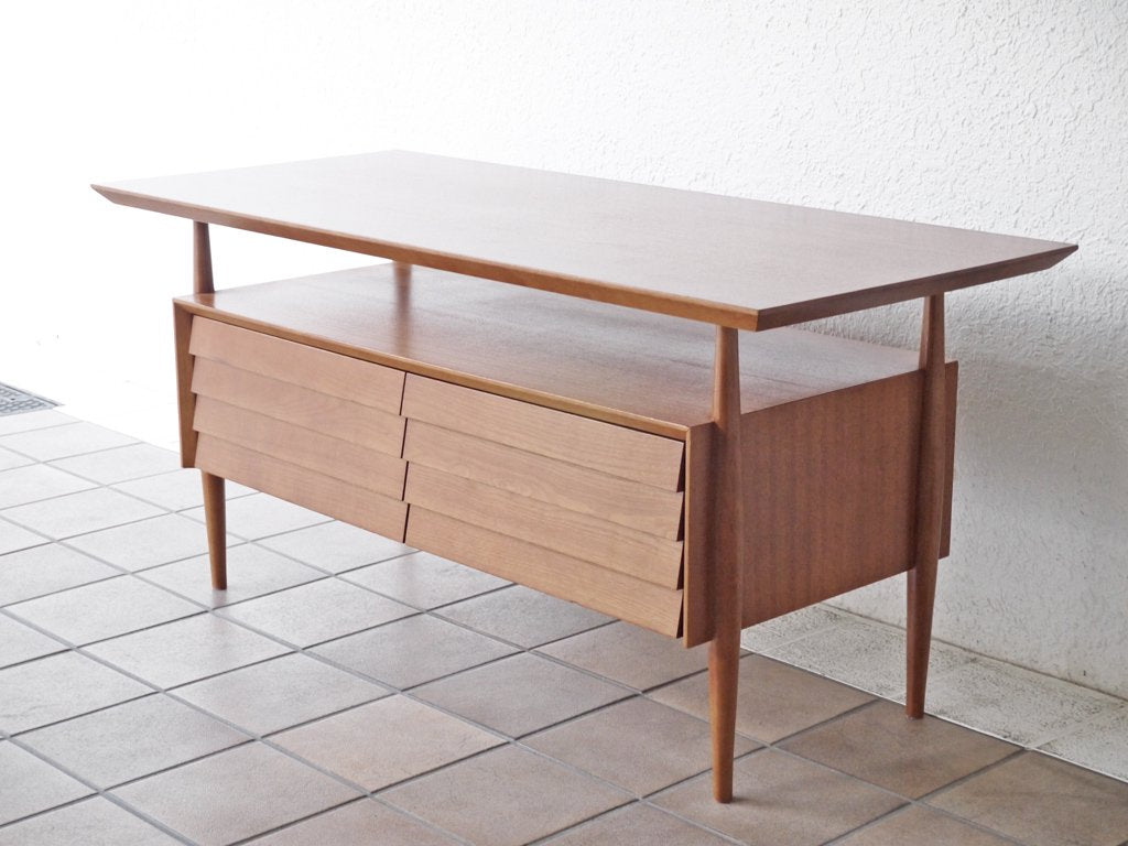 アクメファニチャー ACME Furniture カーディフ Cardiff TVボード ラバーウッド材 2ドロワー コーヒーテーブル 希少 廃番品 ◇
