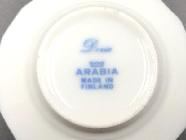 アラビア ARABIA ドリア Doria カップ＆ソーサー C&S ビンテージ ブルー フィンランド 北欧食器 ◎