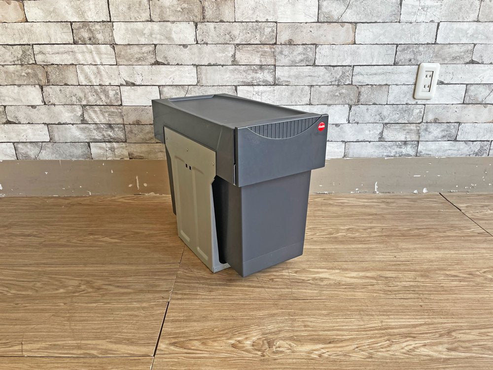 ハイロ Hailo タンデム Tandem ダストボックス ゴミ箱 グレー 15L×2バケツ 分別 引き出し式 シンク下収納 ドイツ ●