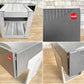 ハイロ Hailo タンデム Tandem ダストボックス ゴミ箱 グレー 15L×2バケツ 分別 引き出し式 シンク下収納 ドイツ ●