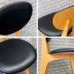 イデー IDEE ダイニングチェア DINING CHAIR 長大作 ブラック PVCレザー 食卓椅子 ジャパニーズモダン A ■