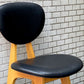 イデー IDEE ダイニングチェア DINING CHAIR 長大作 ブラック PVCレザー 食卓椅子 ジャパニーズモダン B ■