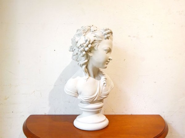 薔薇の少女 胸像 Plaster statue 石膏像 ジュゼッペ・ベッシ Giuseppe Bessi デッサン 絵画用品 ディスプレイ オブジェ ★