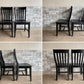 ポッタリーバーン Pottery Barn スクールハウスチェア Schoolhouse Chair ダイニングチェア ブラック 2脚セット A ●