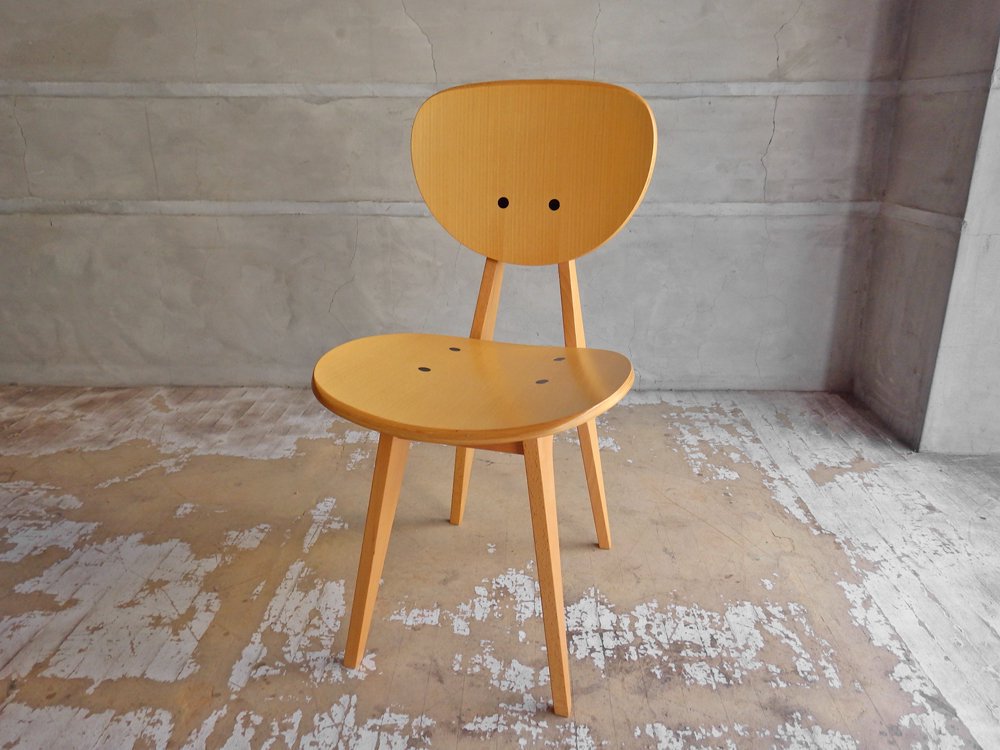 イデー IDEE ダイニングチェア ナチュラル DINING CHAIR Natural 長大作 食卓椅子 ジャパニーズモダン 定価:57,200円 A ♪