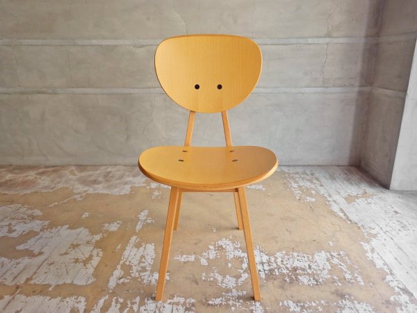 イデー IDEE ダイニングチェア ナチュラル DINING CHAIR Natural 長大作 食卓椅子 ジャパニーズモダン 定価:57,200円 A ♪