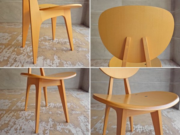 イデー IDEE ダイニングチェア ナチュラル DINING CHAIR Natural 長大作 食卓椅子 ジャパニーズモダン 定価:57,200円 A ♪