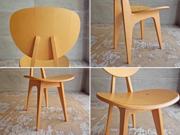 イデー IDEE ダイニングチェア ナチュラル DINING CHAIR Natural 長大作 食卓椅子 ジャパニーズモダン 定価:57,200円 B ♪